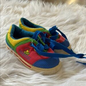 Vintage Baby Deer size 3 baby shoes multicolor